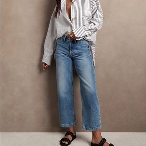 Banana Republic Wide Leg Crop Jean